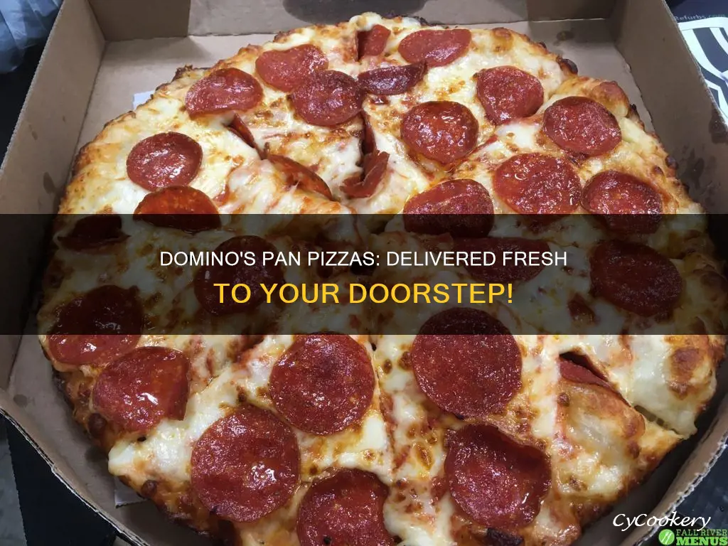 can dominoes pan pizzas be delivered