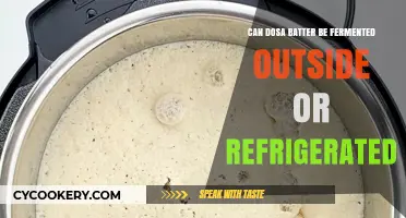 Fermenting Dosa Batter: Outside or Refrigerated? Best Practices Explained