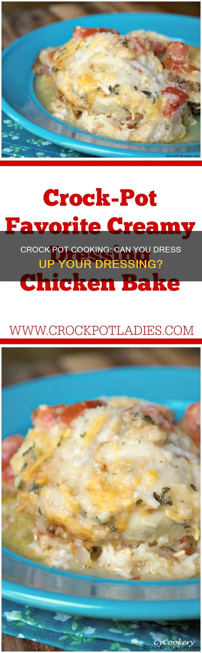 can dressing be cooked in a crock pot
