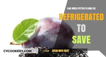 Refrigerating Dried Pitted Plums: A Smart Storage Solution?