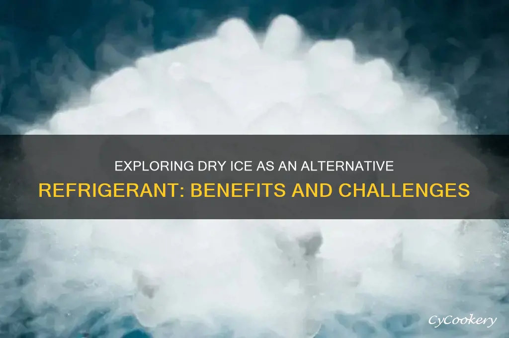 can dry ice be used as a refrigerant