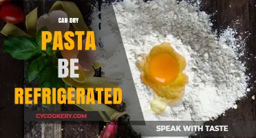 Refrigerating Dry Pasta: Benefits, Risks, and Proper Storage Tips