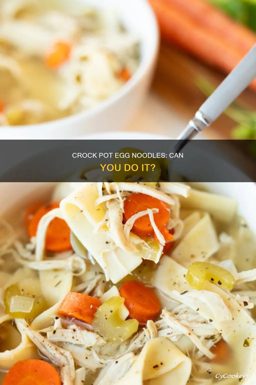 can egg noodles be cooked in a crock pot