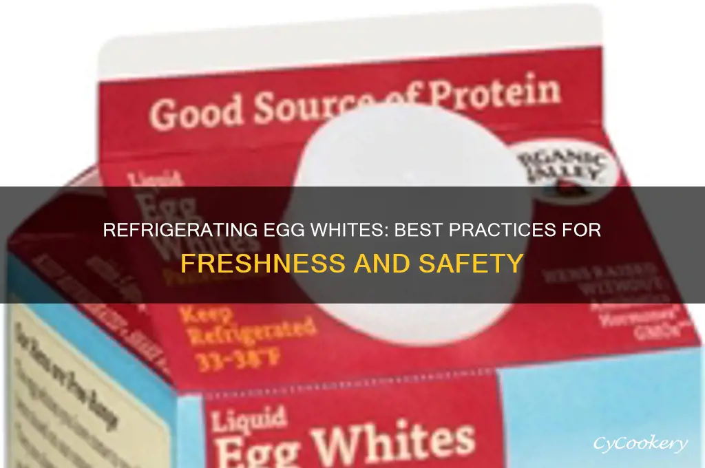 can egg whites be refrigerated