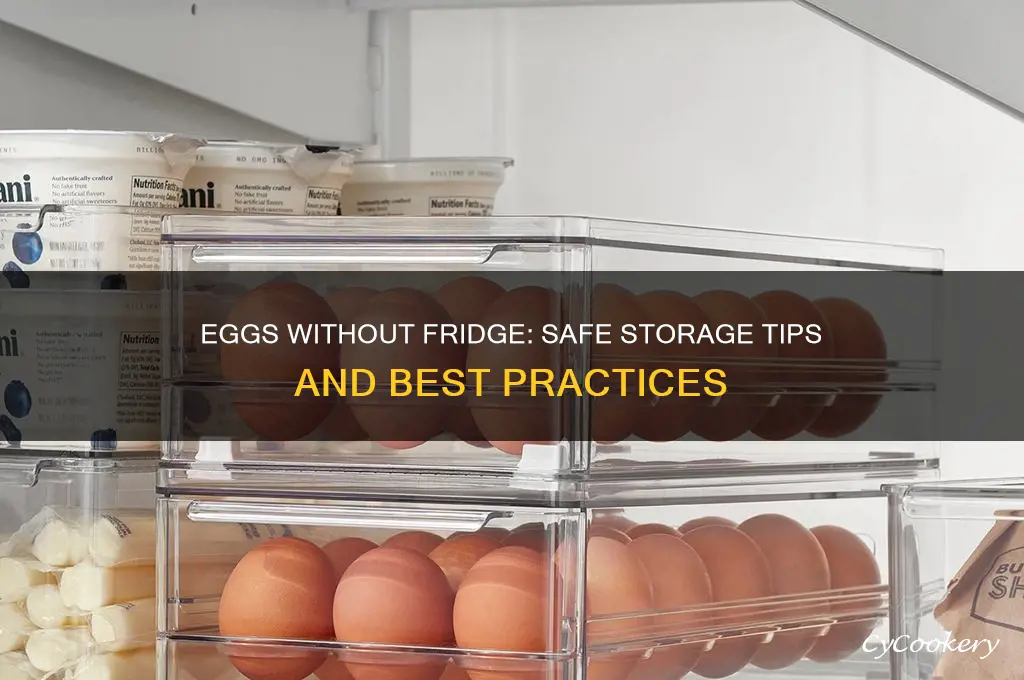 can eggs be stored without refrigeration