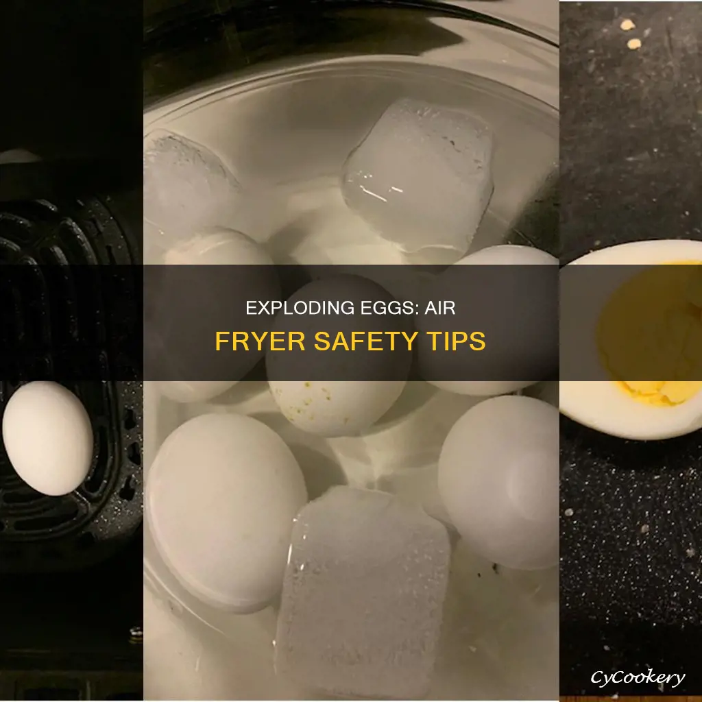 can eggs explode in an air fryer