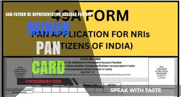 Father as NRI Minor's PAN Card Rep