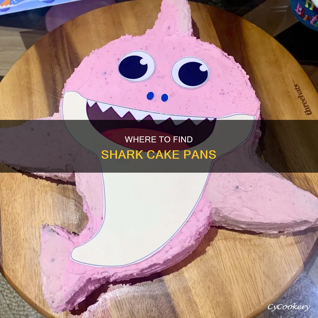 can find a shark cake pan