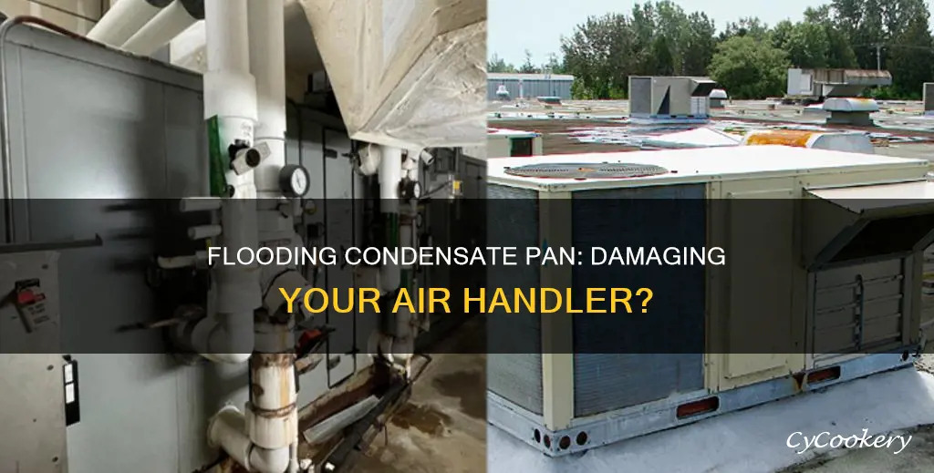 can flooding condenstae pan damage air hanlder
