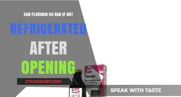 Does Floradix Expire if Left Unrefrigerated After Opening?