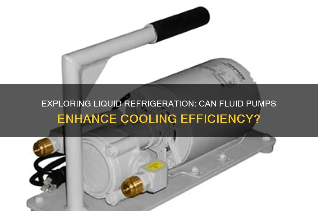 can fluid pumps use liquid refrigeration