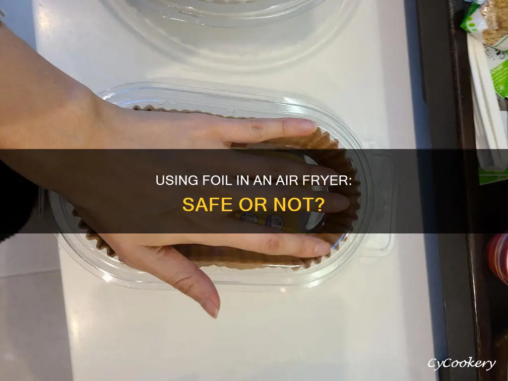 can foil paper go in the air fryer