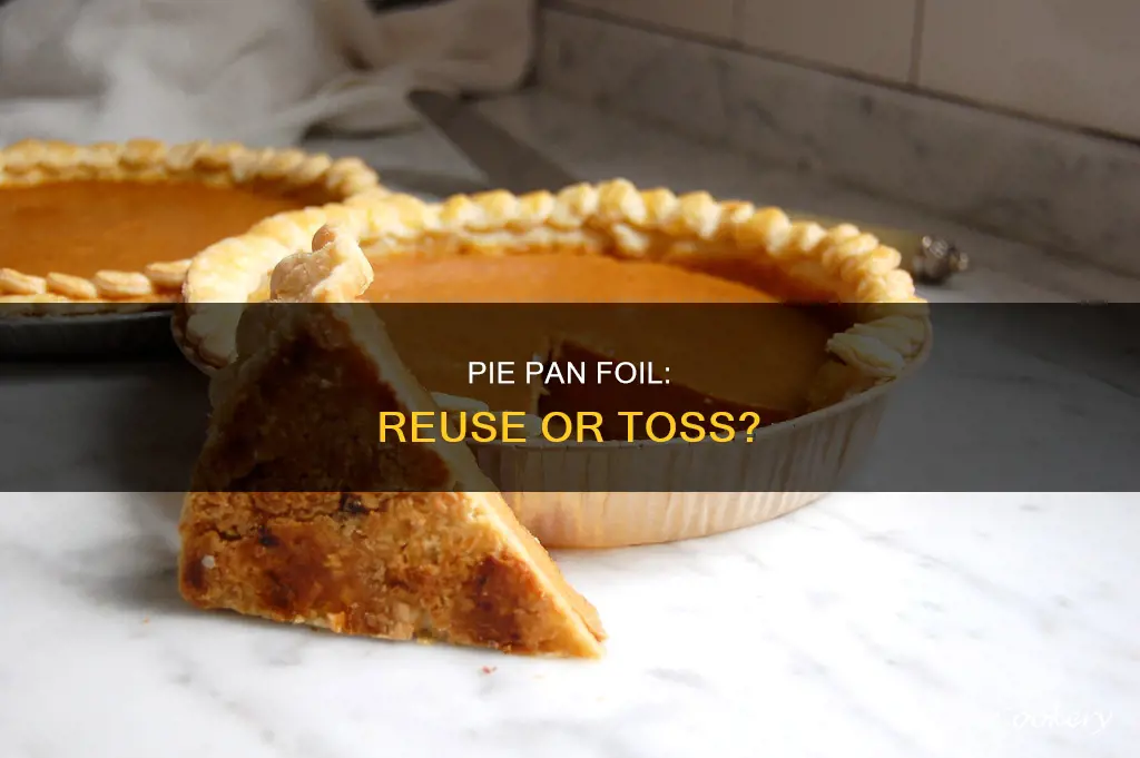 can foil pie pans be reused