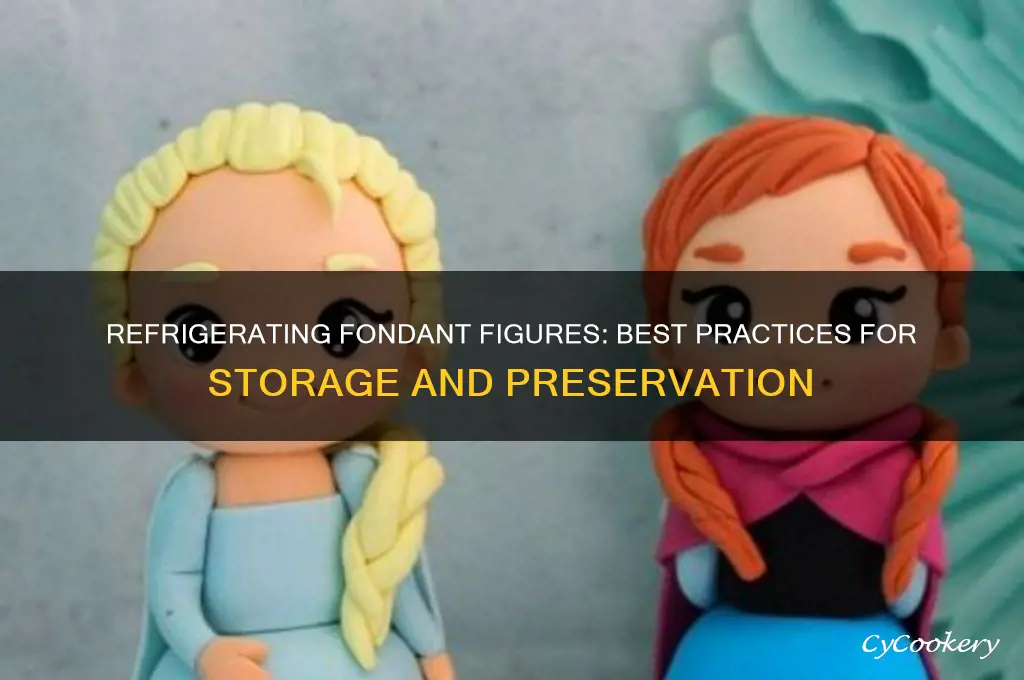 can fondant figures be refrigerated