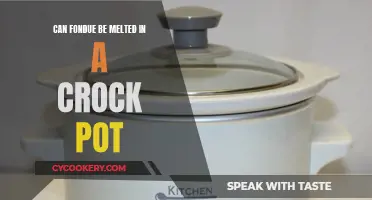 How to Melt Fondue in a Crock Pot