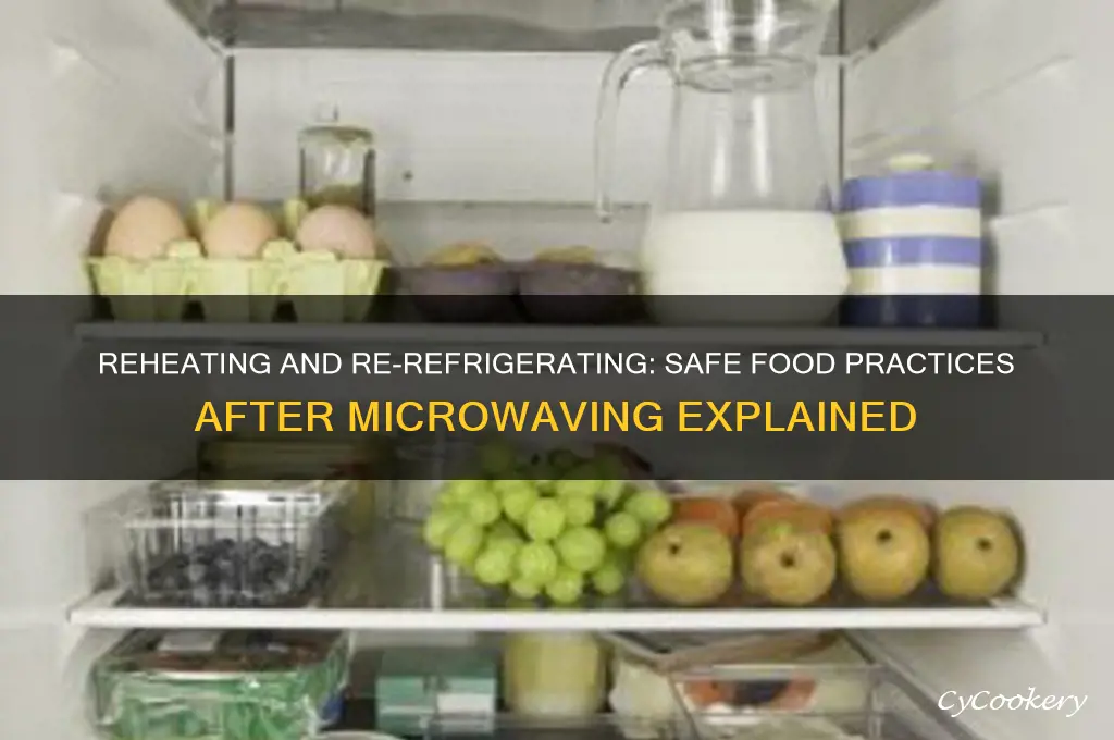 can food be re refrigerate after microwaving