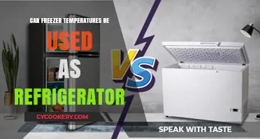 Using Freezer Temps as Fridge: Pros, Cons, and Safety Tips