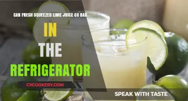 Does Fresh Lime Juice Spoil in the Fridge? Storage Tips