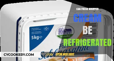 Refrigerating Fresh Whipped Cream: Best Practices for Storage and Freshness