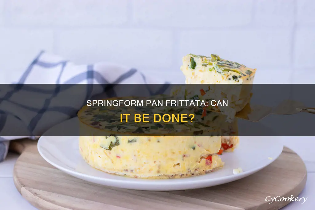 can fritatta be made in a spring form pan