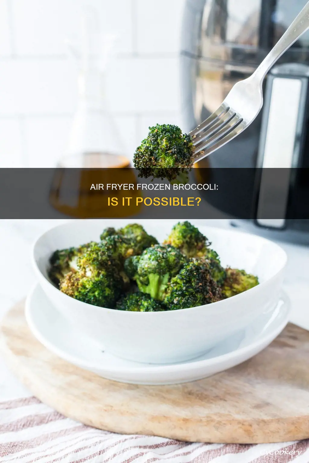 can frozen broccoli go in air fryer