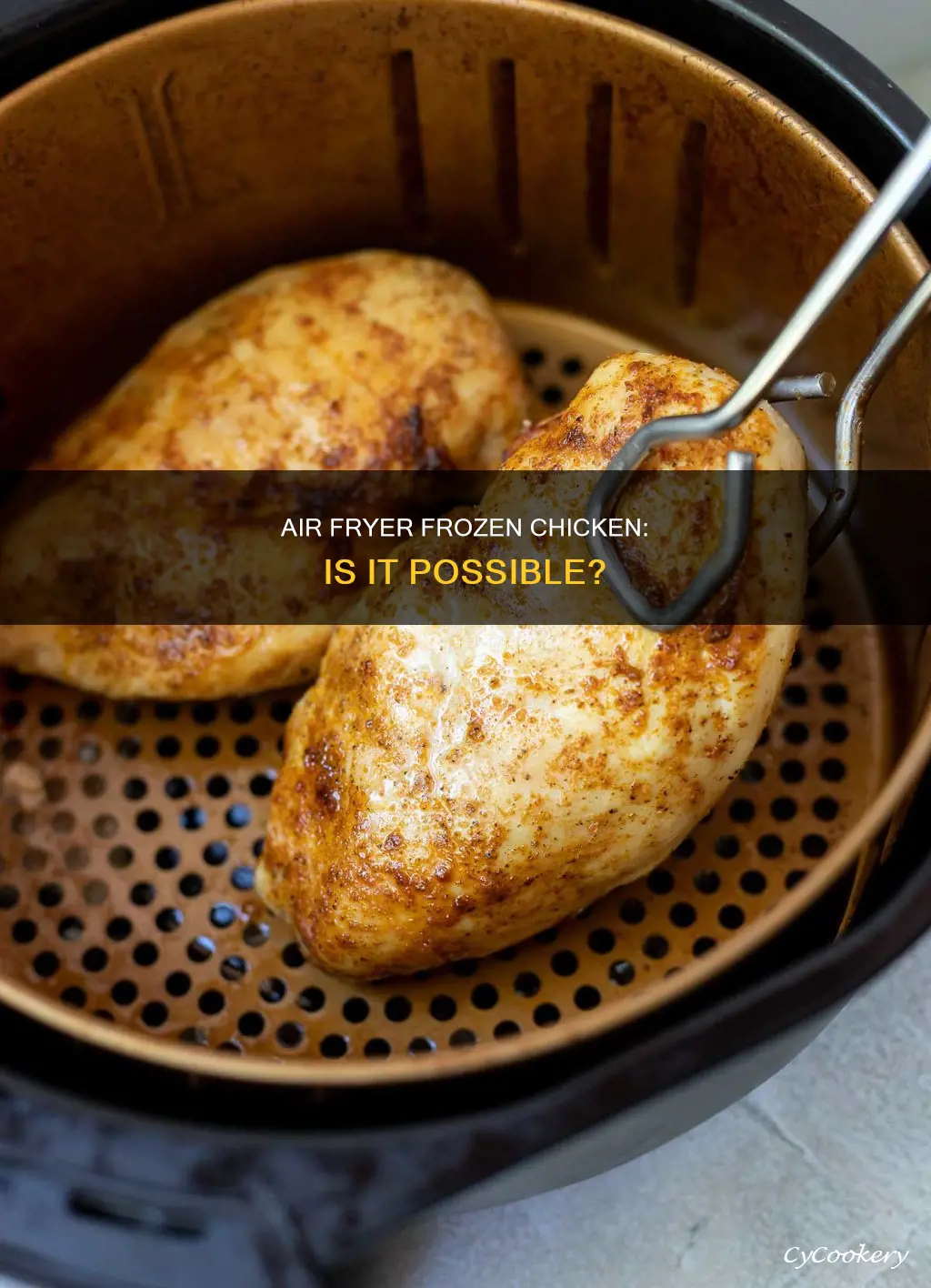 can frozen chicken go in the air fryer