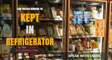 Can Frozen Dinners Be Stored in the Fridge? A Guide
