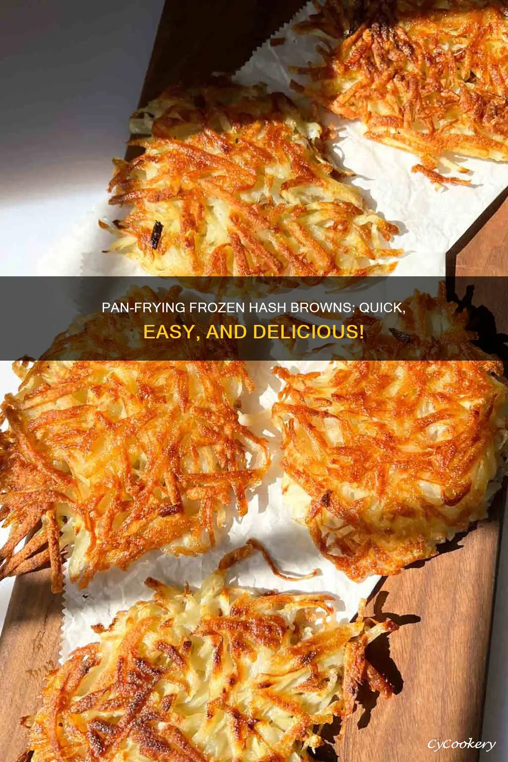 can frozen hash browns be pan fried