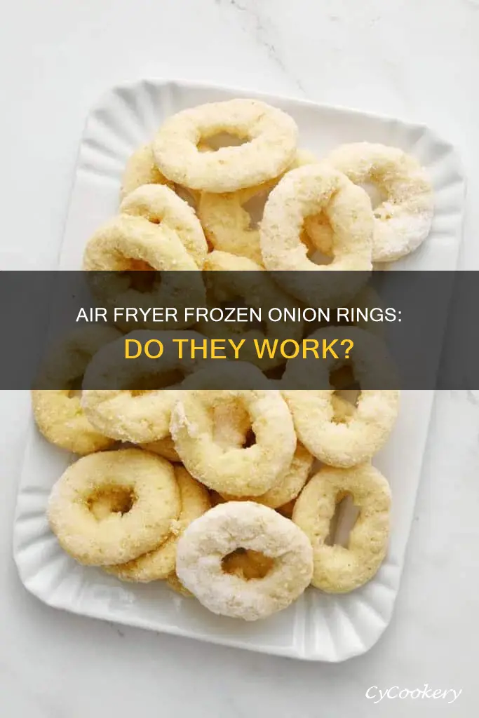 can frozen onion rings go in air fryer