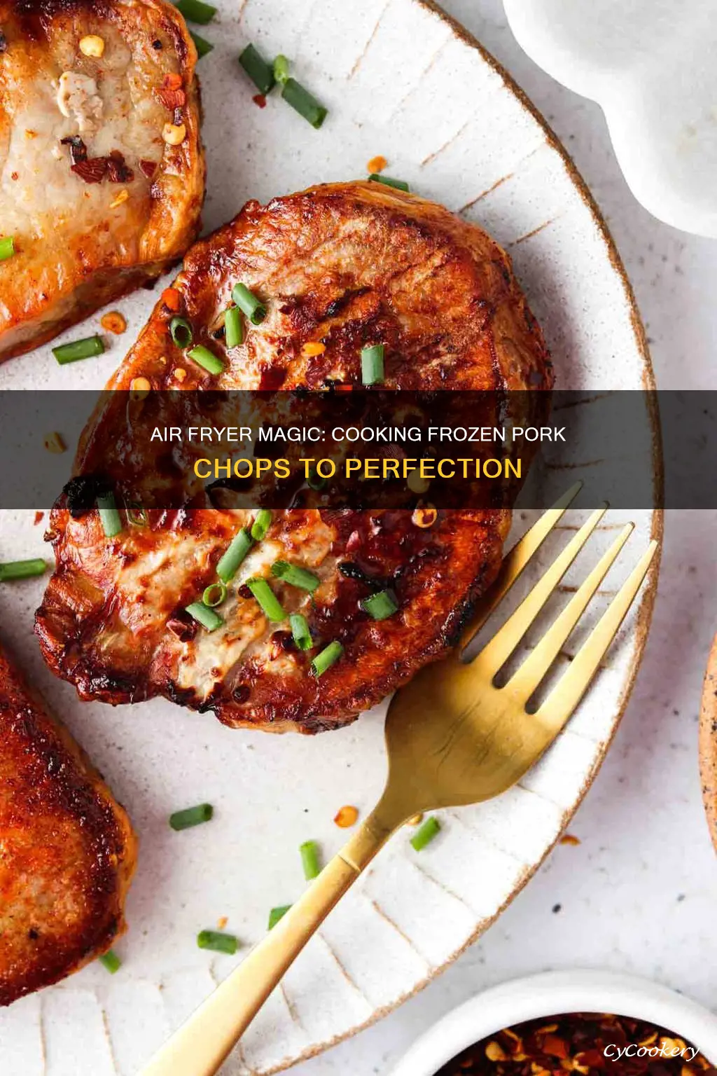 can frozen pork chops be cooked in air fryer