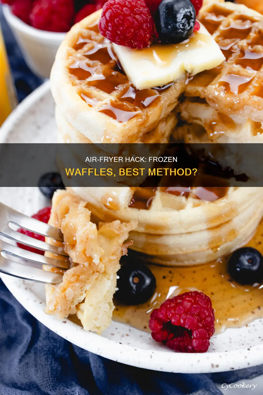 can frozen waffles go in the air fryer