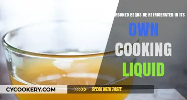 Refrigerating Garbonzo Beans in Cooking Liquid: Safe or Spoilage Risk?