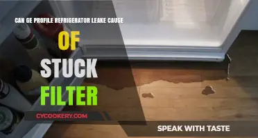 Stuck Filter in GE Profile Refrigerator: A Common Leak Cause?