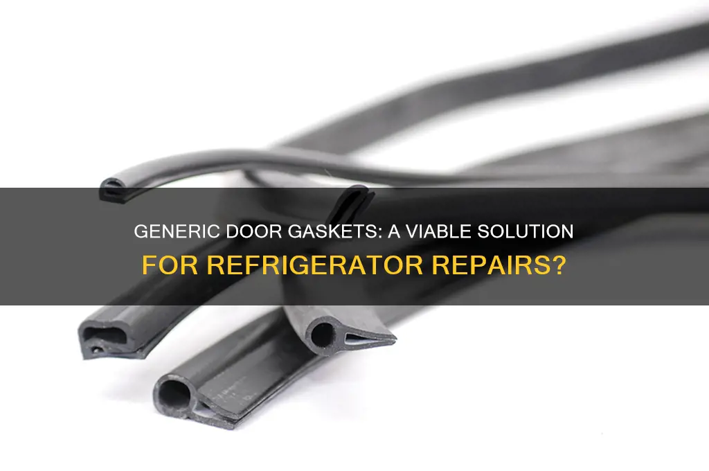 can generic door gaskets be used for refrigerator repairs