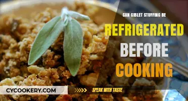 Refrigerating Giblet Stuffing: Pre-Cooking Storage Tips and Safety Guide