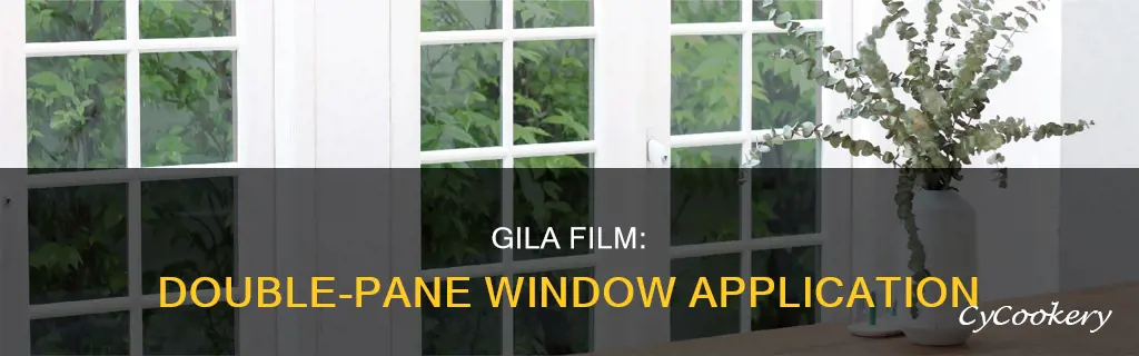 can gila film be applied to double pane windows