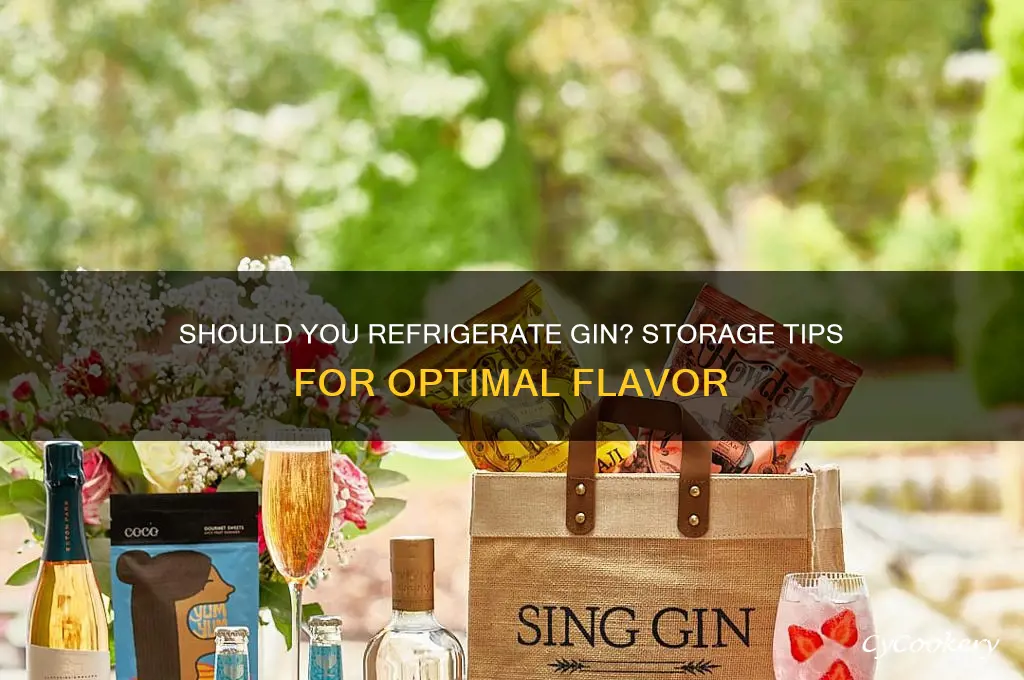 can gin be refrigerated