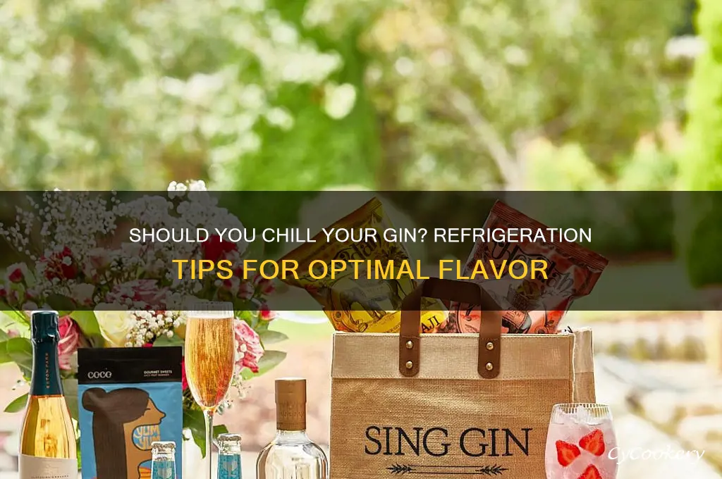 can gin be stored in the refrigerator