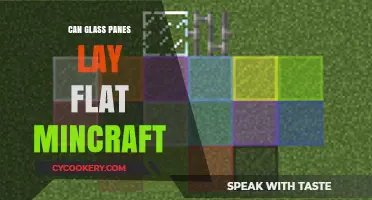 How to Lay Glass Panes Flat in Minecraft
