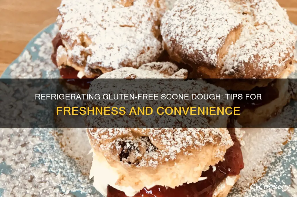 can gluten-free scone dough be kept in the refrigerator