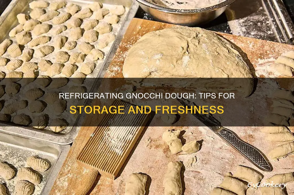 can gnocchi dough be refrigerated