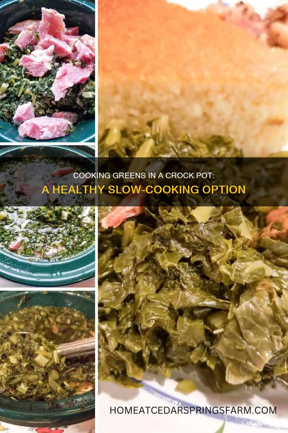 can greens be cooked in a crock pot