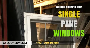 How to Remove Grids from Single-Pane Windows