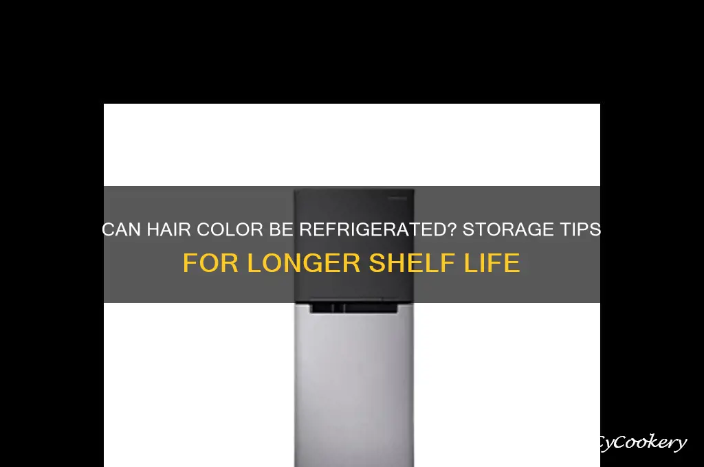can hair color be refrigerated
