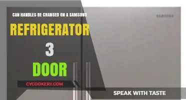 Can Samsung 3-Door Fridge Handles Be Replaced or Customized?