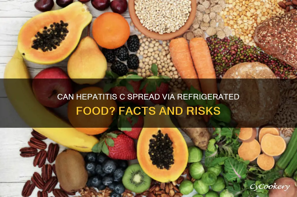 can hep c be transmitted through refrigerated food