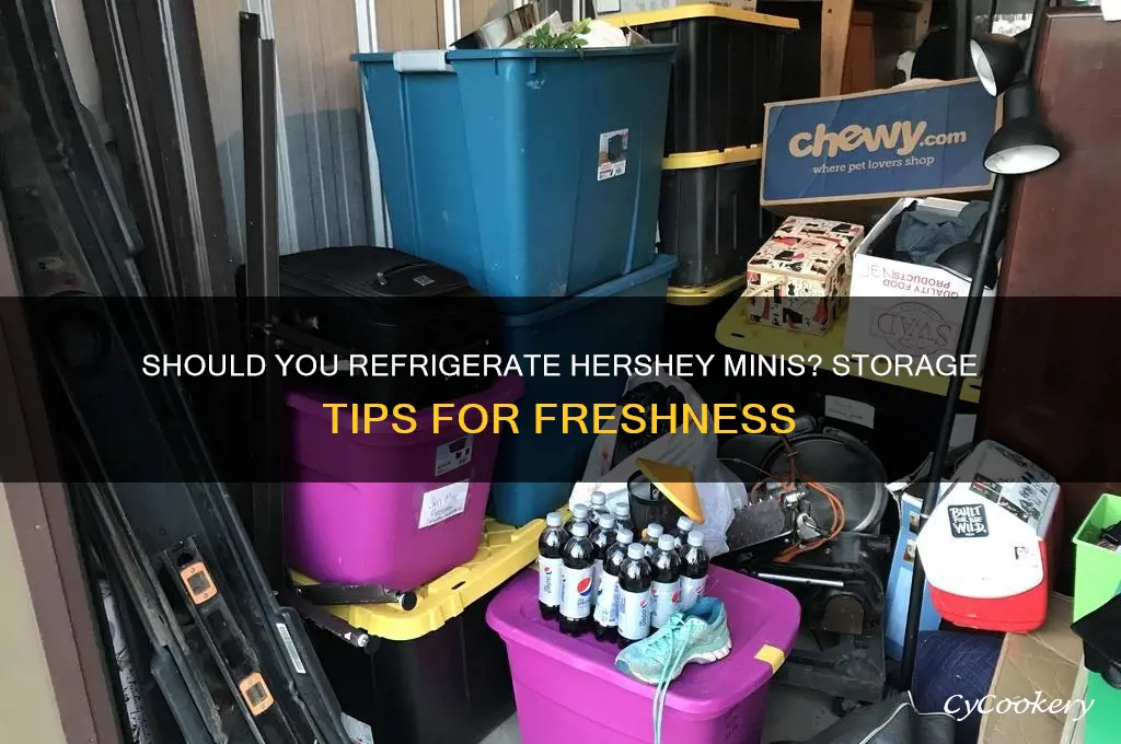 can hershey minis be refrigerated