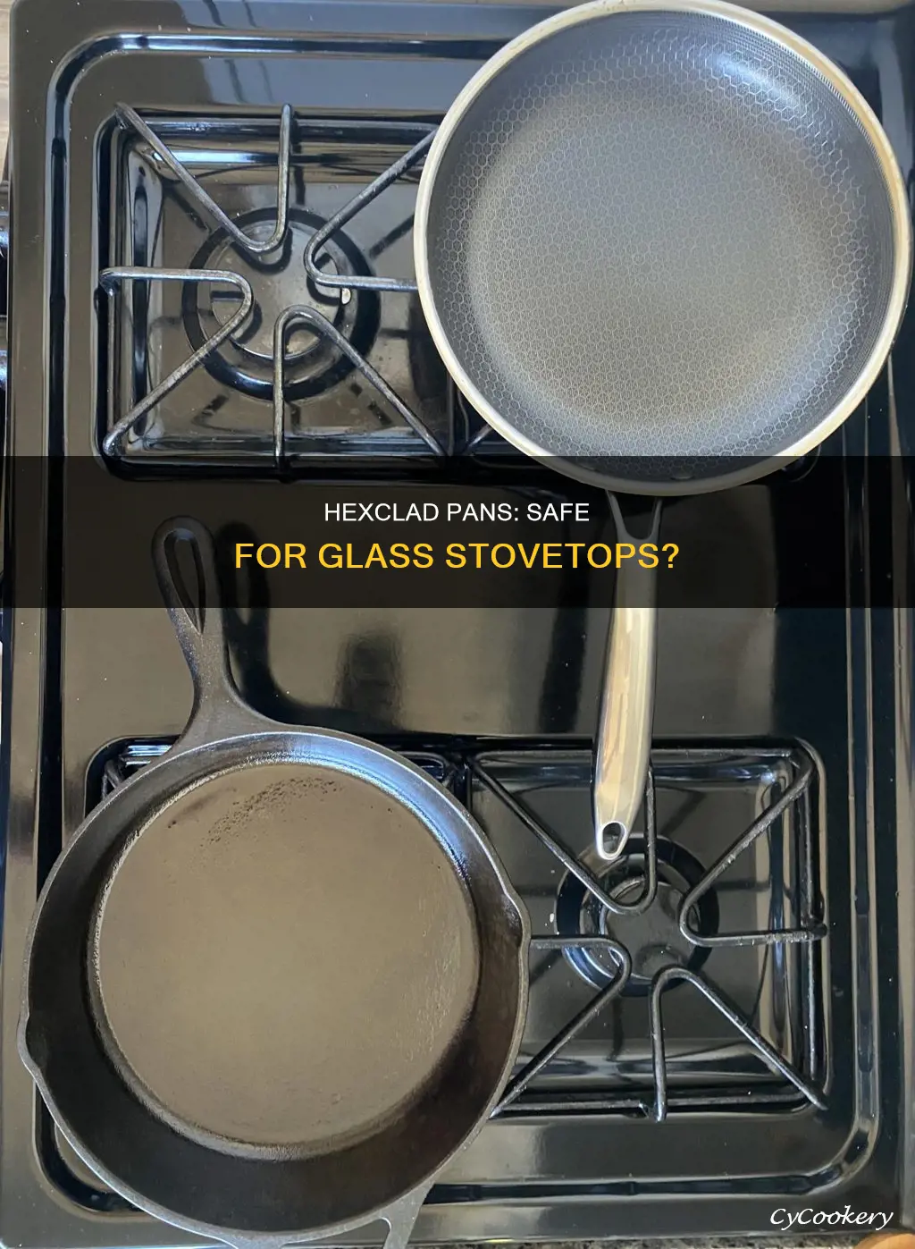 can hexclad pans be used on glass top stoves