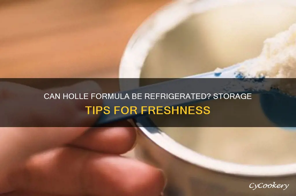 can holle formula be refrigerated