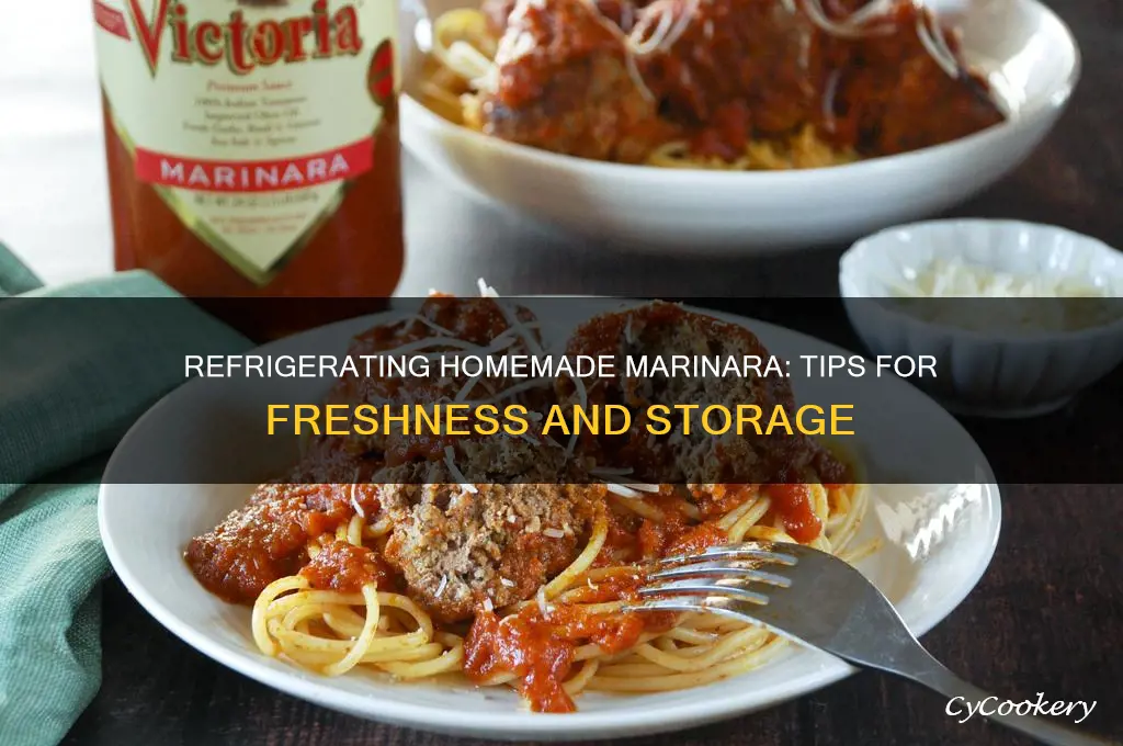 can homemade marinara be refrigerated